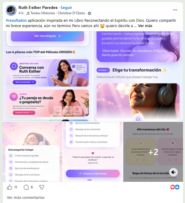 App de fe y crecimiento personal creada por una estudiante